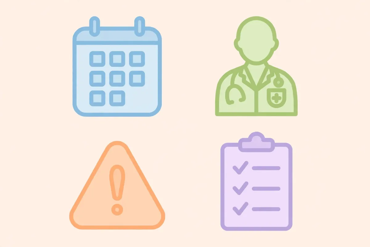 মাথার সমস্যায় কখন ডাক্তার দেখাবেন তার চেকলিস্টের ছবি