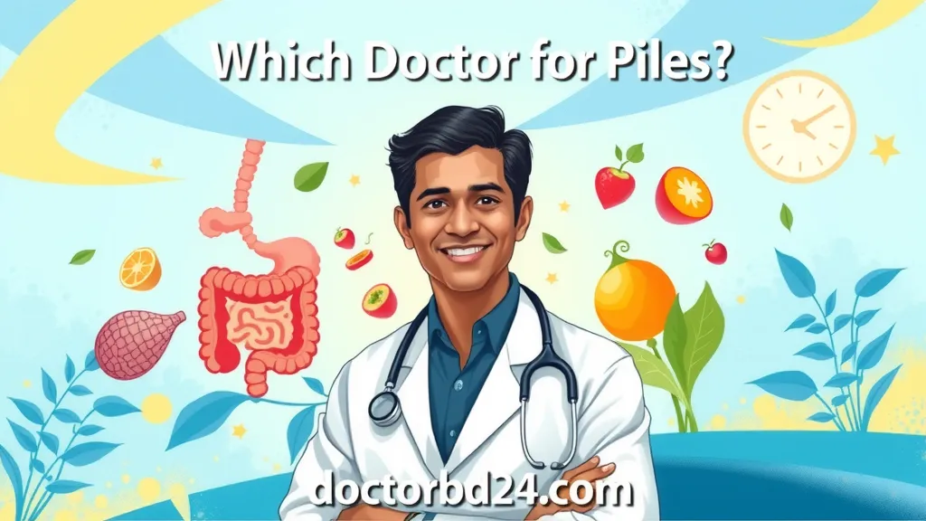 পাইলস এর জন্য কোন ডাক্তার দেখাবো