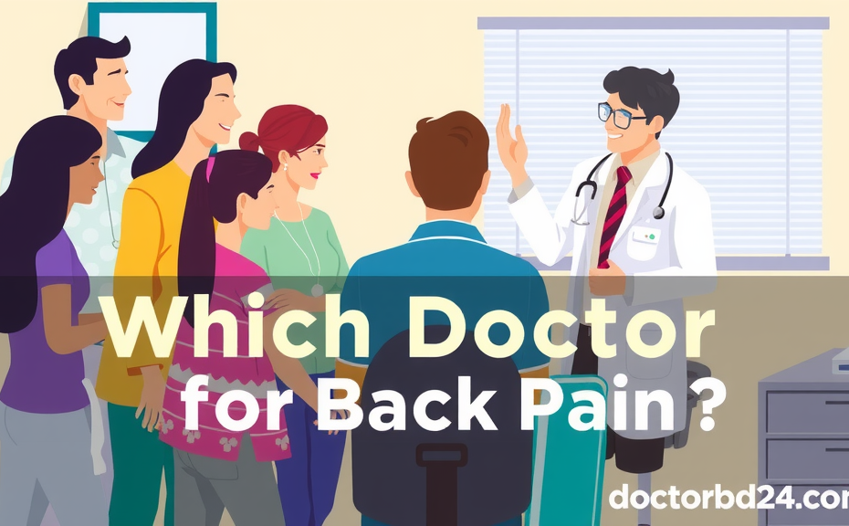 কোমর ব্যথার জন্য কোন ডাক্তার দেখাবো